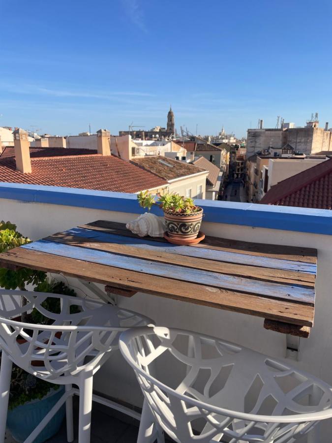 Charming Home With Private Terrace,Heart Of Малага Экстерьер фото